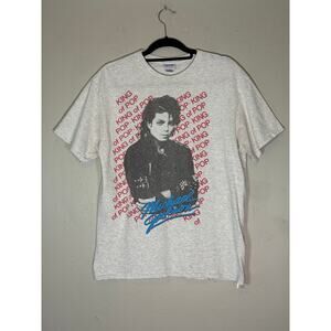 Junk Food Tee, Faded cotton Michael Jackson t shirt, Women's Medium